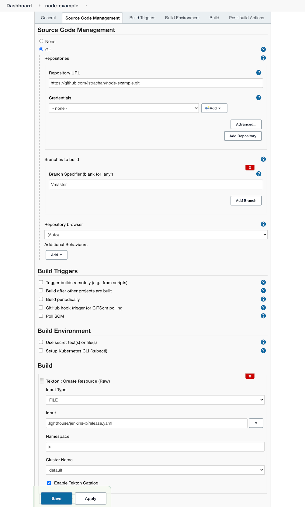 Jenkins Console